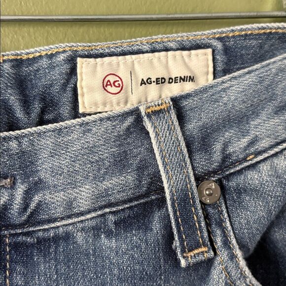 AG Jeans Ex Boyfriend Slouchy Slim Ankle Denim Jeans Sz 32 - Picture 6 of 10
